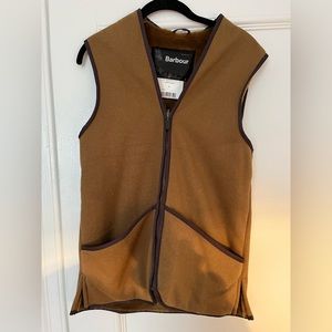 Barbour furry gilet vest